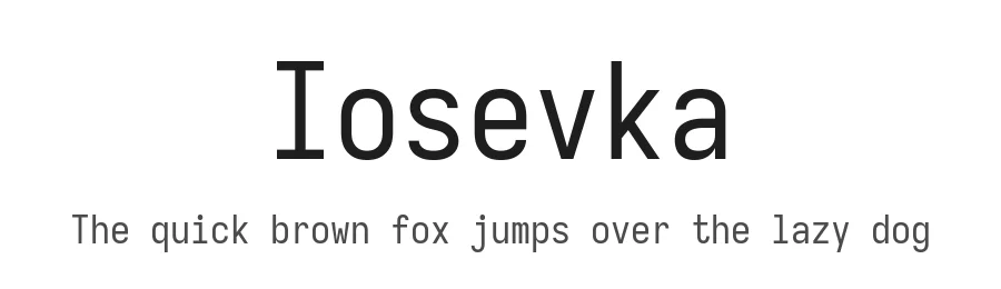 Iosevka