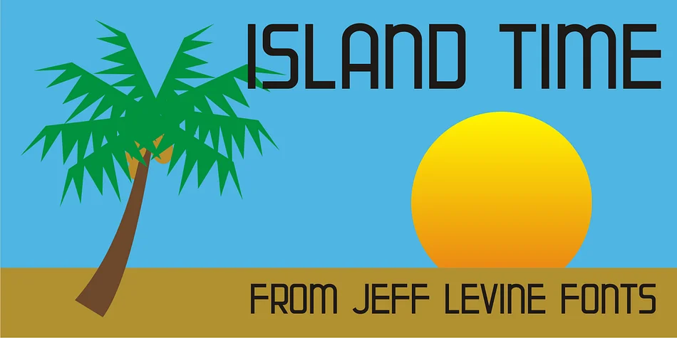 ISLAND TIME JNL by Jeff Levine Fonts β Decorative Font