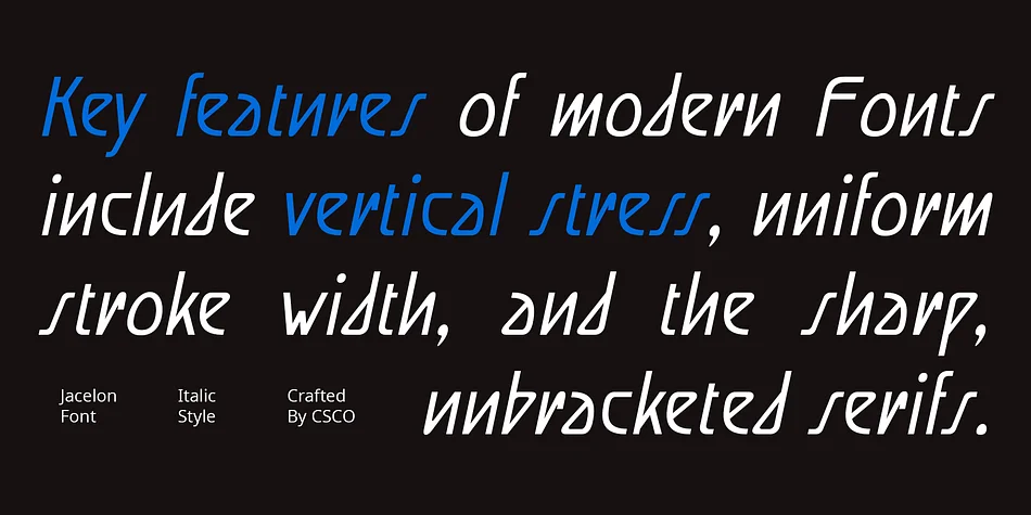 Jacelon by Craft Supply Co. — Display Font — thumbnail 2