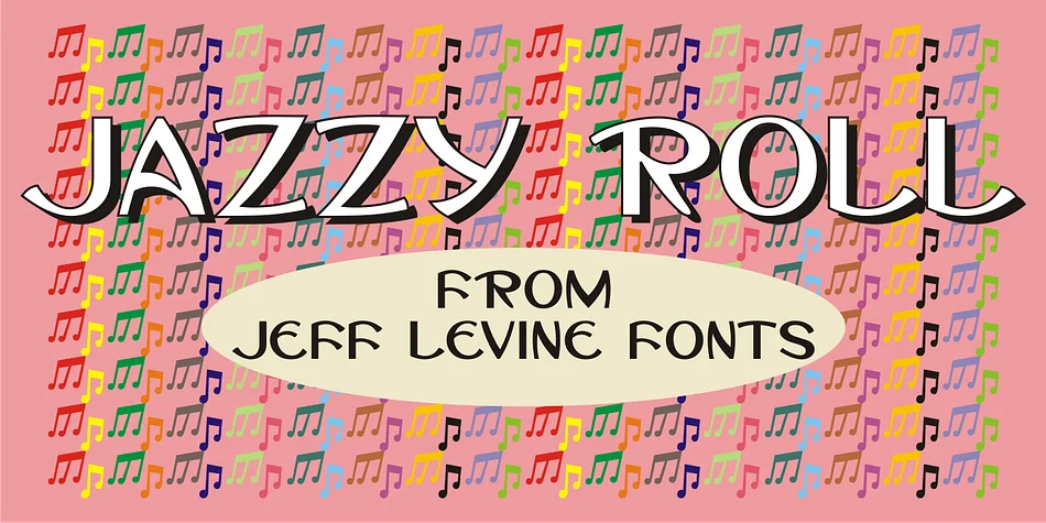 JAZZY ROLL JNL by Jeff Levine Fonts — Decorative Font