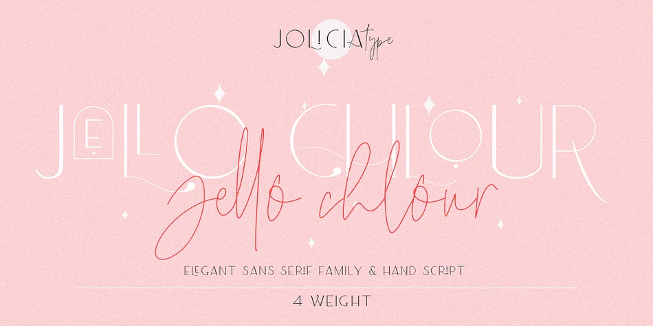 Jello Chlour by Jolicia Type — Display Font