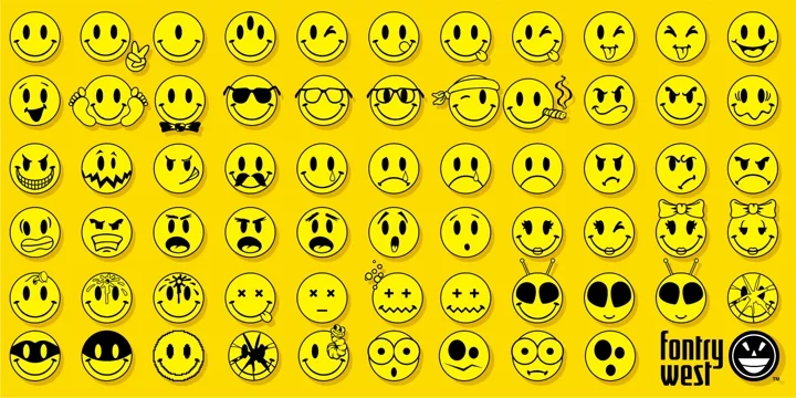 JLS Smiles by Fontry West β Dingbats Font