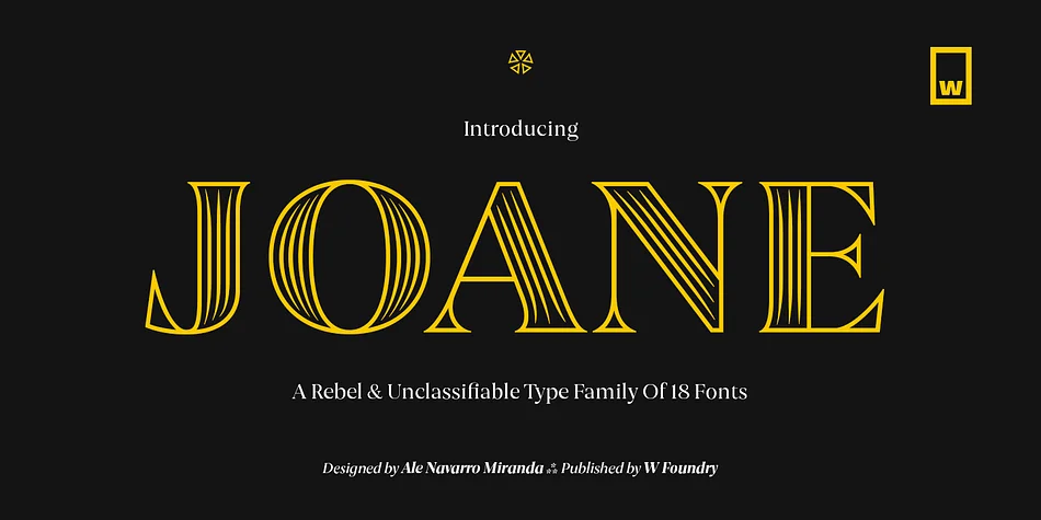 Joane by W Type Foundry — Decorative Font