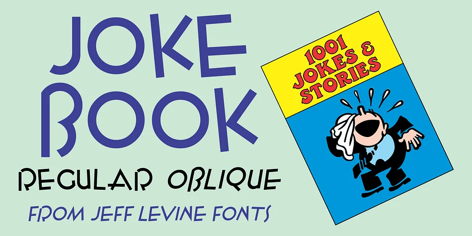 Joke Book JNL by Jeff Levine Fonts — Display Font