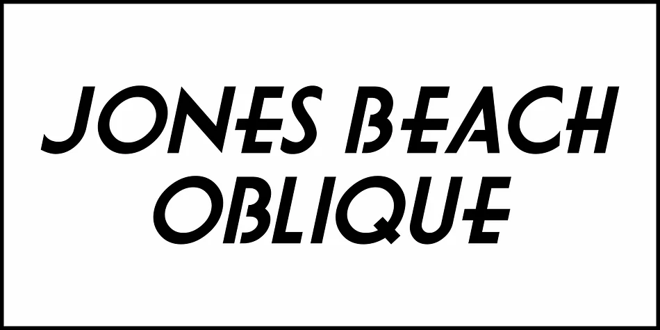 Jones Beach JNL by Jeff Levine Fonts — Display Font — thumbnail 4