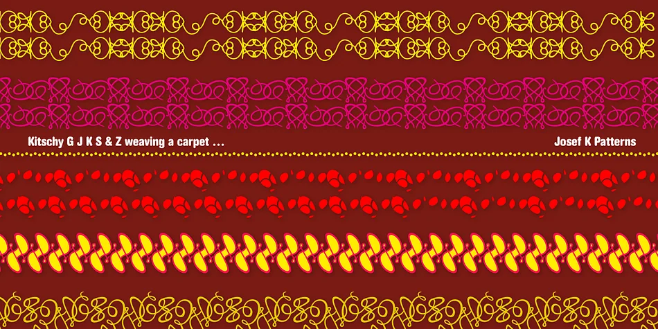 Josef K Patterns by Juliasys — Dingbats Font — thumbnail 10