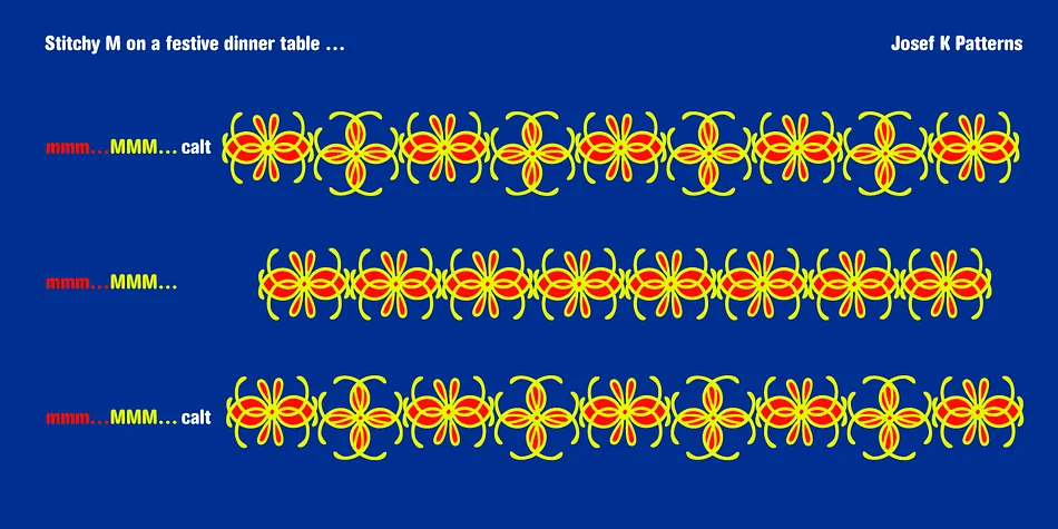 Josef K Patterns by Juliasys — Dingbats Font — thumbnail 2