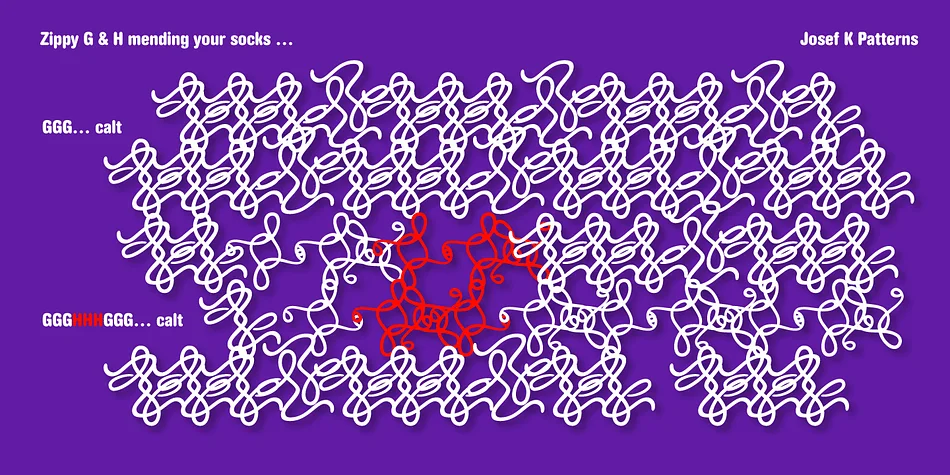 Josef K Patterns by Juliasys — Dingbats Font — thumbnail 3