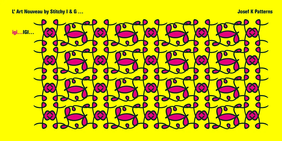 Josef K Patterns by Juliasys — Dingbats Font — thumbnail 6