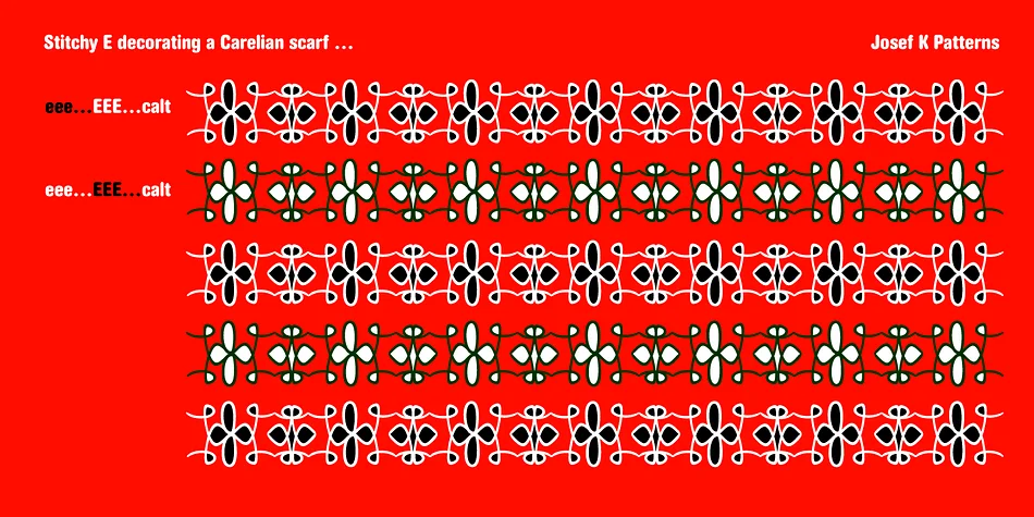 Josef K Patterns by Juliasys — Dingbats Font — thumbnail 7