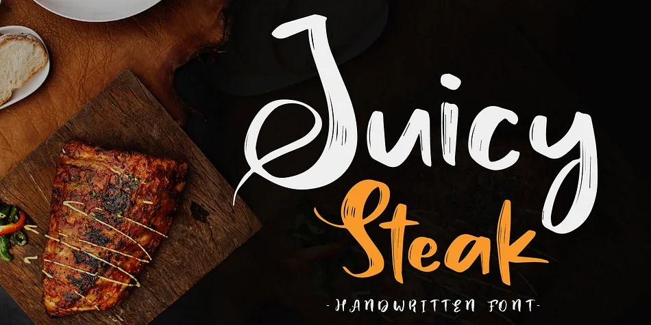 Juicy Steak by Craft Supply Co. — Script Handwritten Font