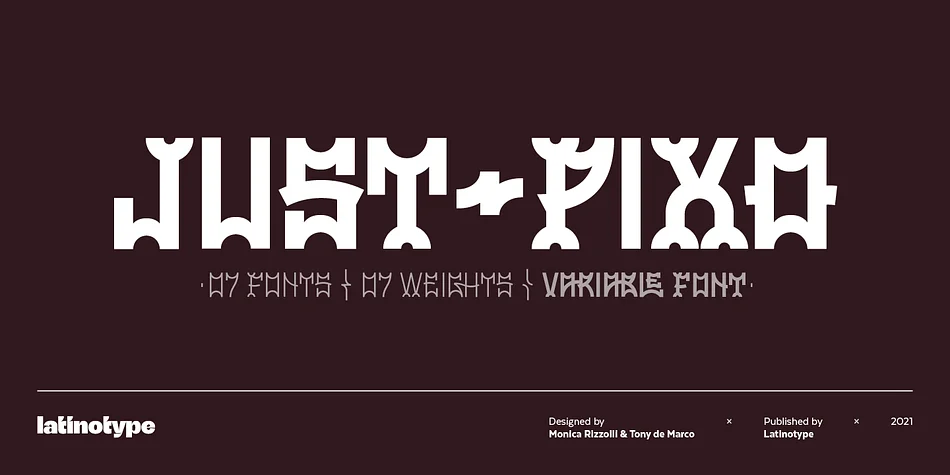 Just Pixo by Latinotype — Display Font