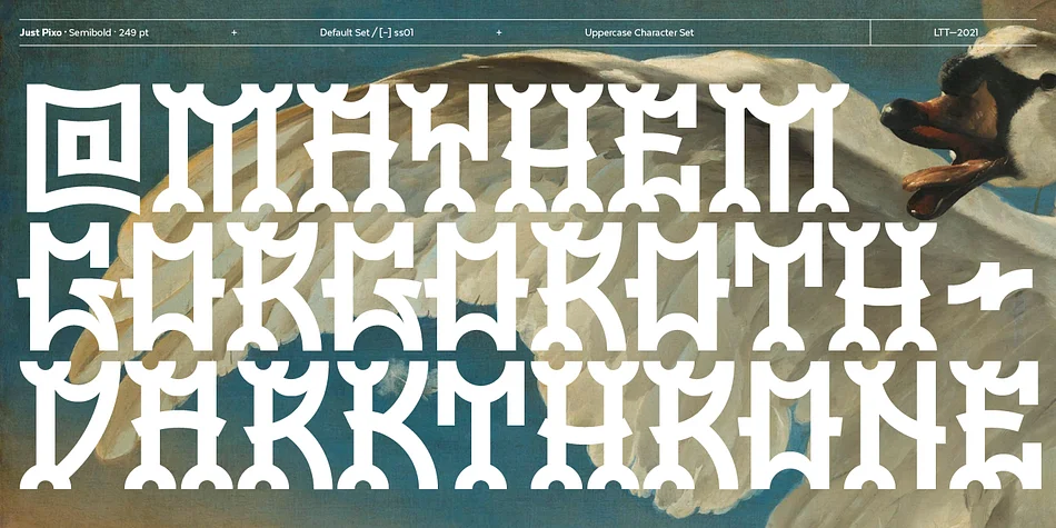 Just Pixo by Latinotype — Display Font — thumbnail 6