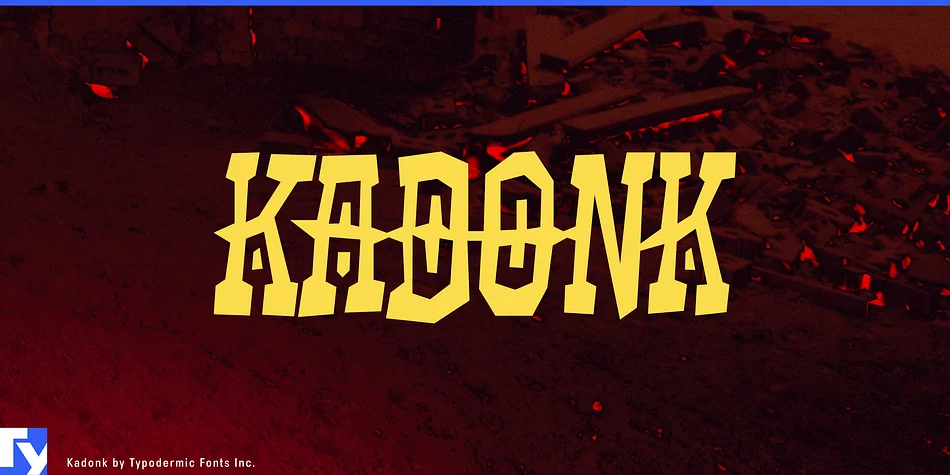 KADONK by Typodermic Fonts Inc. — Decorative Font