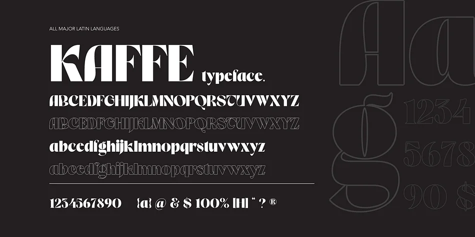 Kaffe by Jolicia Type — Display Font — thumbnail 10