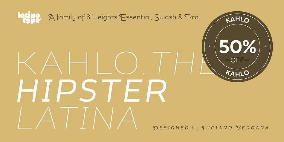 Kahlo Super Family by Latinotype — Display Font