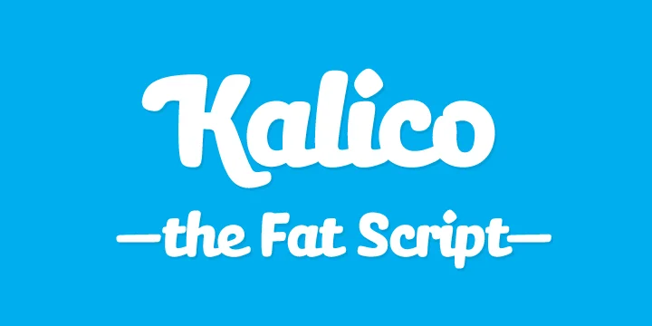 Kalico by Miller Type Foundry — Decorative Font