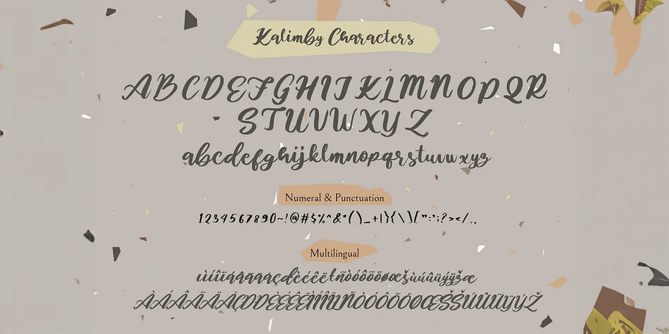 Kalimby by Craft Supply Co. — Script Handwritten Font — thumbnail 6