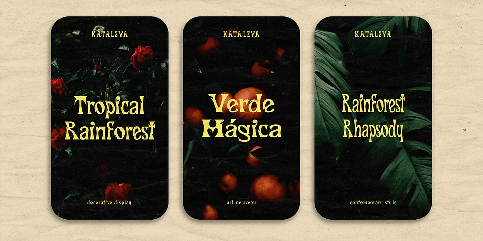 Kataleya by Indotype Foundry — Display Font — thumbnail 5