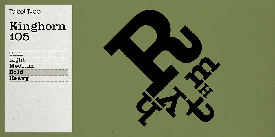 Kinghorn 105 by Talbot Type — Decorative Font