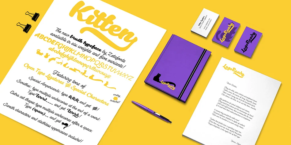 Kitten by Zetafonts — Script Handwritten Font — thumbnail 10