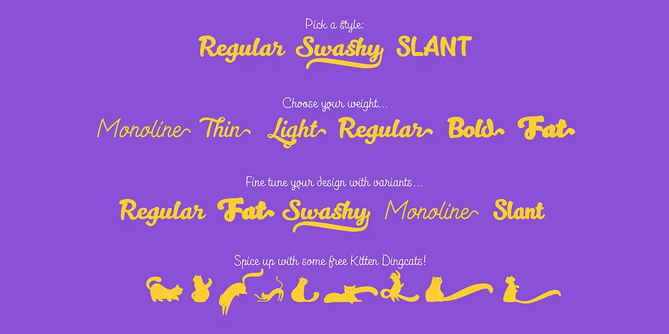 Kitten by Zetafonts — Script Handwritten Font — thumbnail 5