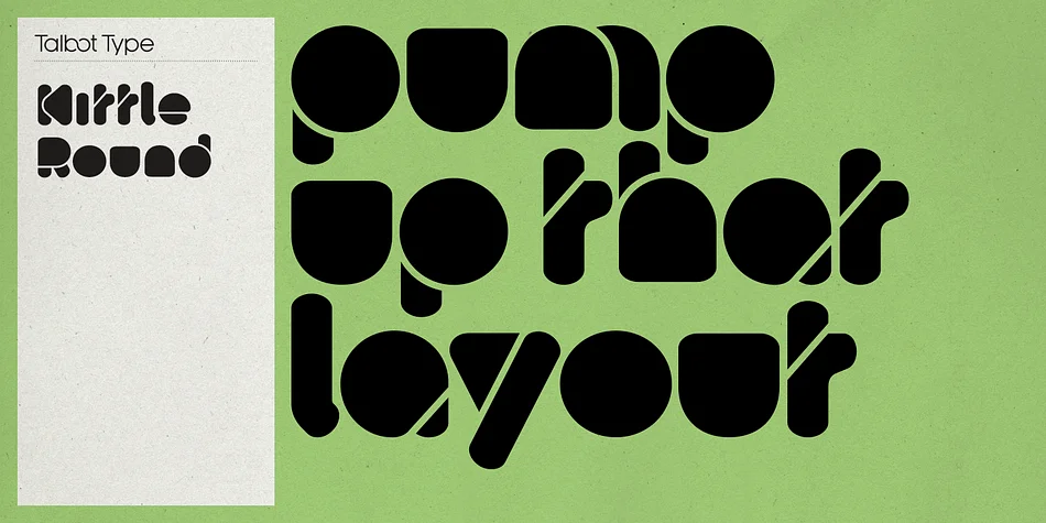 Kittle Round by Talbot Type — Display Font — thumbnail 5