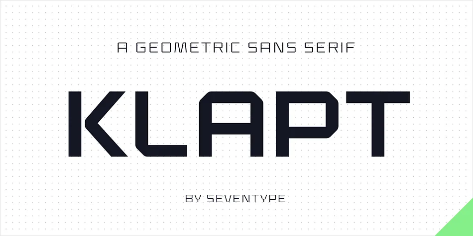 Klapt by SevenType β Display Font