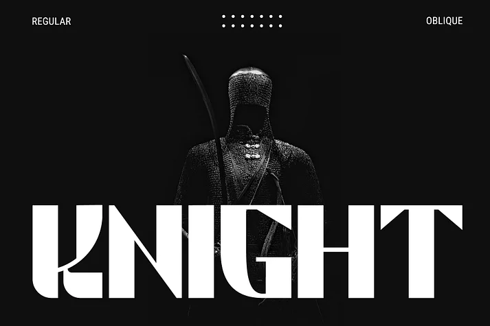 Knight by roomspace — Display Font