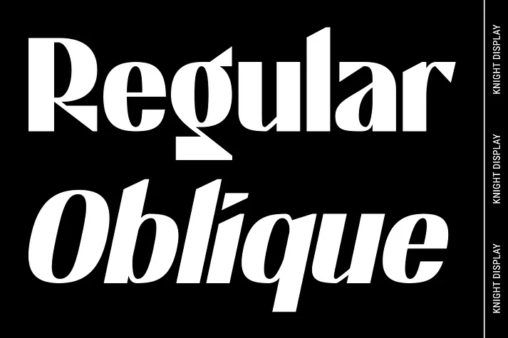 Knight by roomspace — Display Font — thumbnail 8