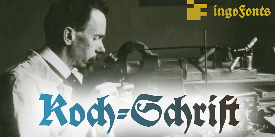 Koch Schrift by ingoFonts — Blackletter Font