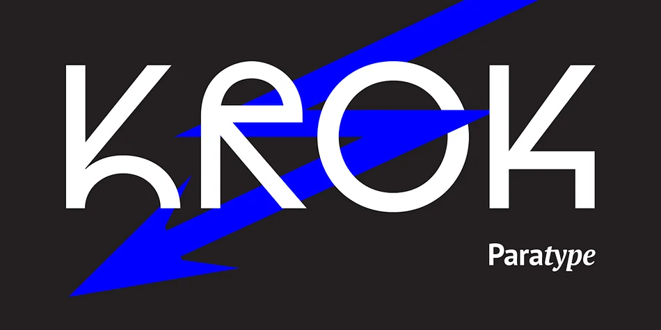 Krok by ParaType — Display Font