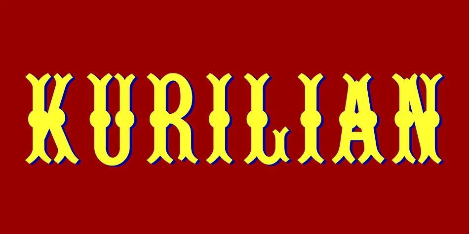 KURILIAN by Wooden Type Fonts β Decorative Font