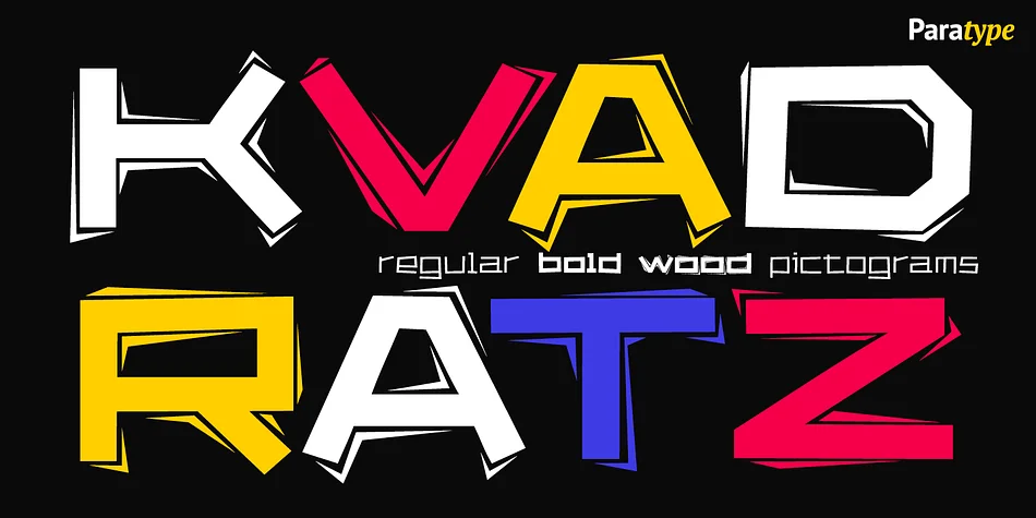 Kvadratz by ParaType — Dingbats Font