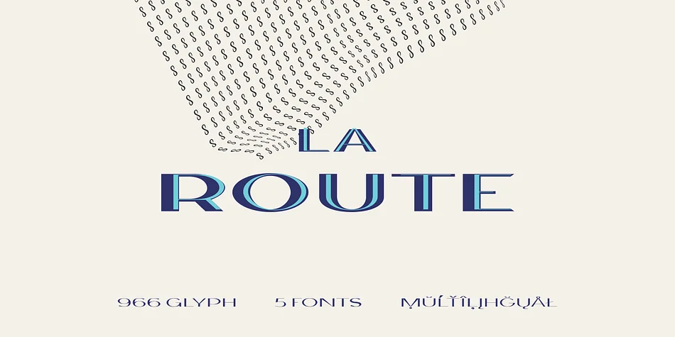 La Route by TAFT Foundry — Display Font