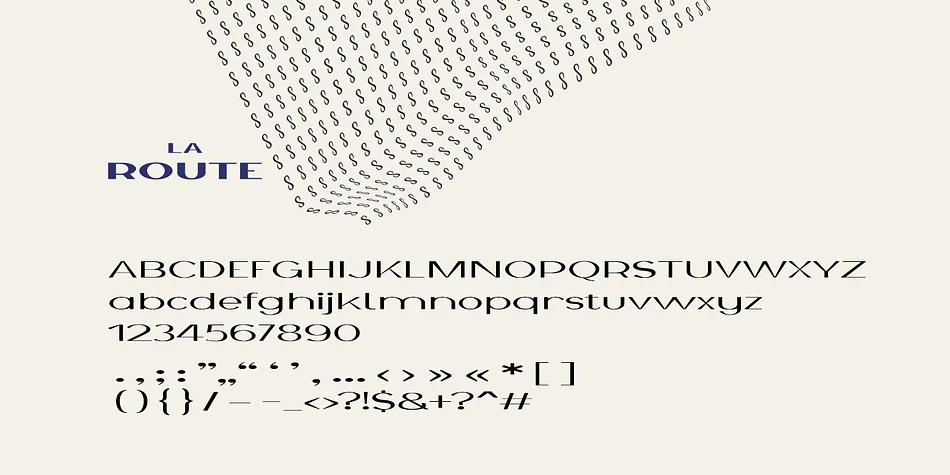 La Route by TAFT Foundry — Display Font — thumbnail 2