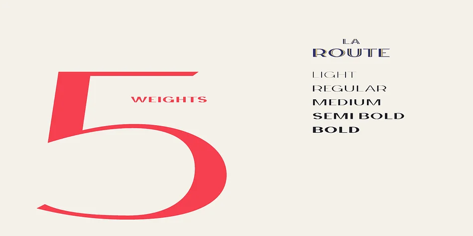 La Route by TAFT Foundry — Display Font — thumbnail 3