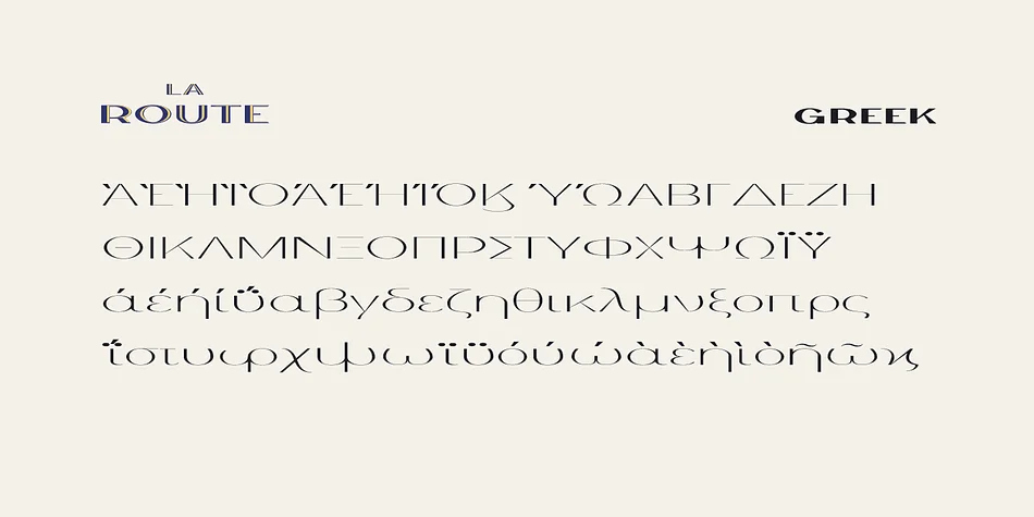 La Route by TAFT Foundry — Display Font — thumbnail 4