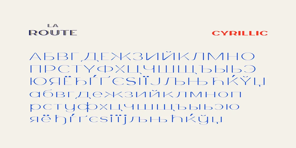 La Route by TAFT Foundry — Display Font — thumbnail 5