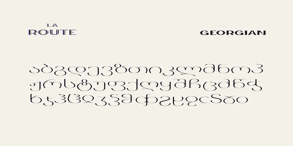 La Route by TAFT Foundry — Display Font — thumbnail 6