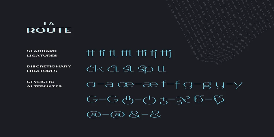 La Route by TAFT Foundry — Display Font — thumbnail 7