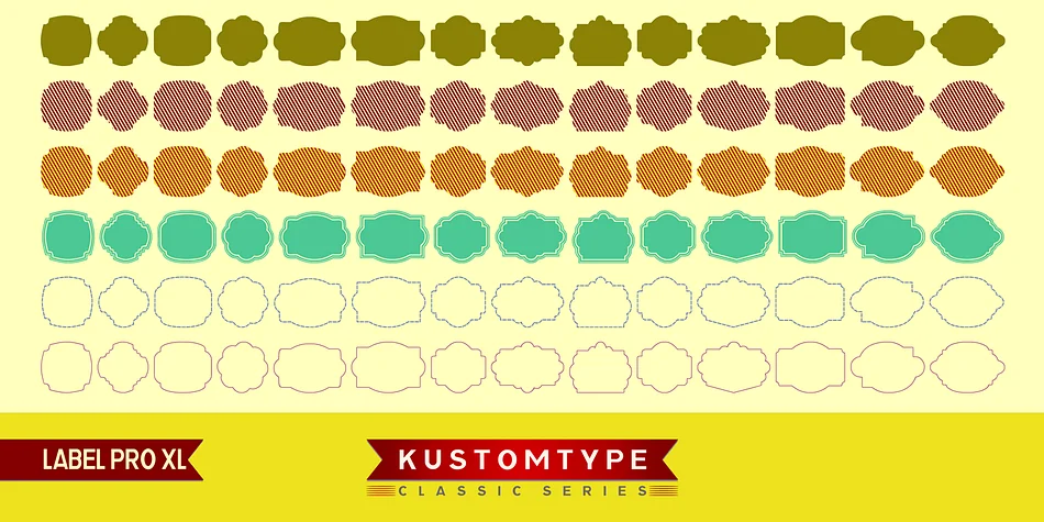 Label Pro XL by Kustomtype — Dingbats Font — thumbnail 2