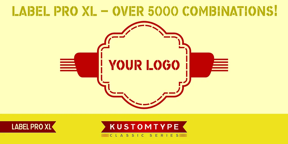 Label Pro XL by Kustomtype — Dingbats Font — thumbnail 4