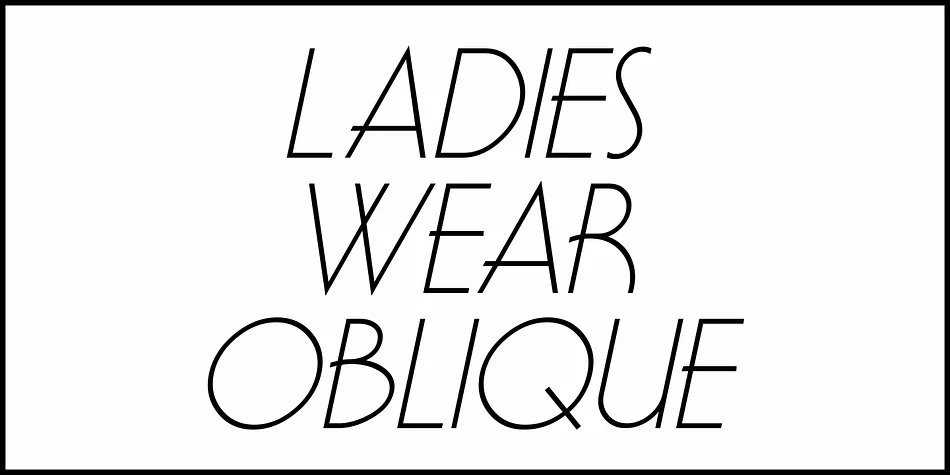 LADIES WEAR JNL by Jeff Levine Fonts — Decorative Font — thumbnail 4