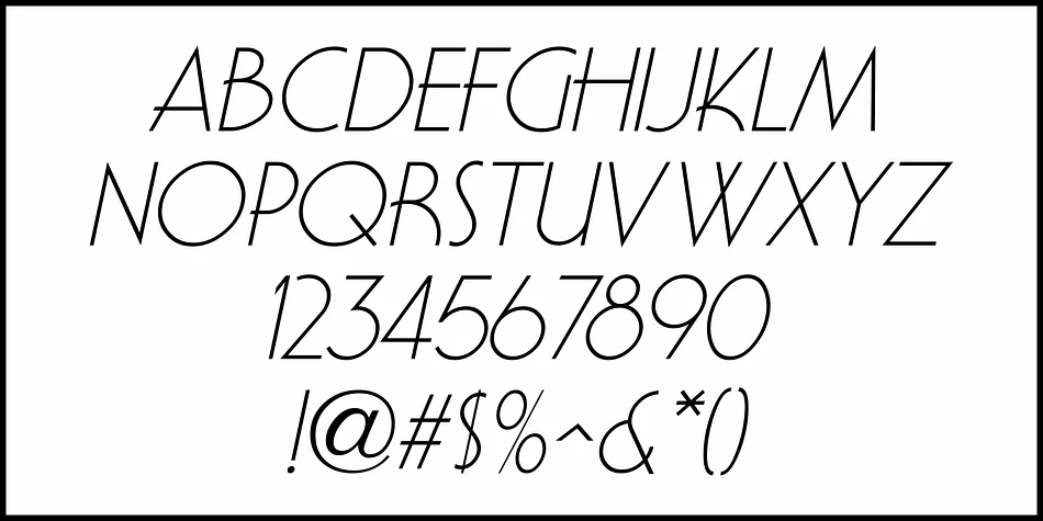 LADIES WEAR JNL by Jeff Levine Fonts — Decorative Font — thumbnail 5