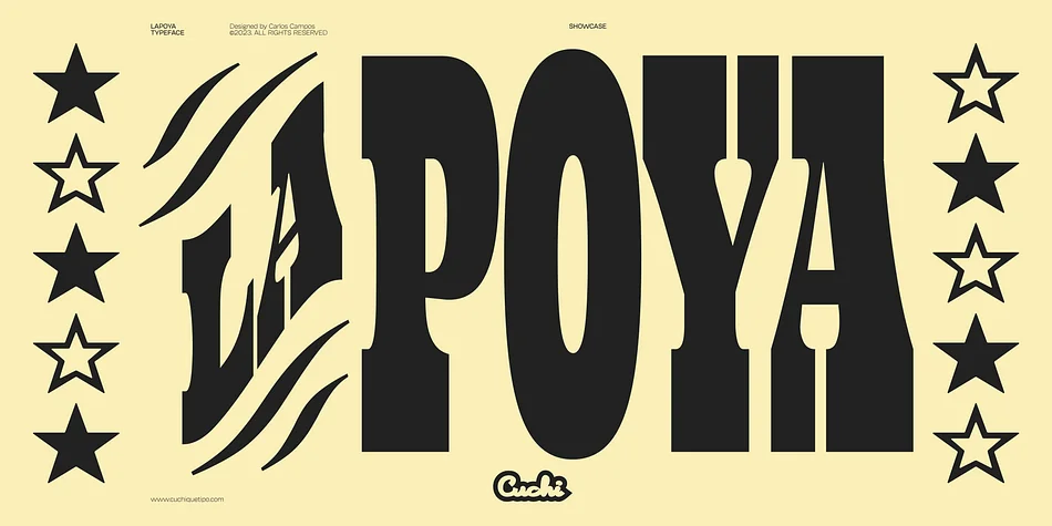 Lapoya by Cuchi qué Tipo — Decorative Font