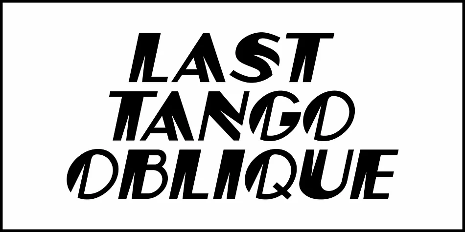 LAST TANGO JNL by Jeff Levine Fonts — Decorative Font — thumbnail 4
