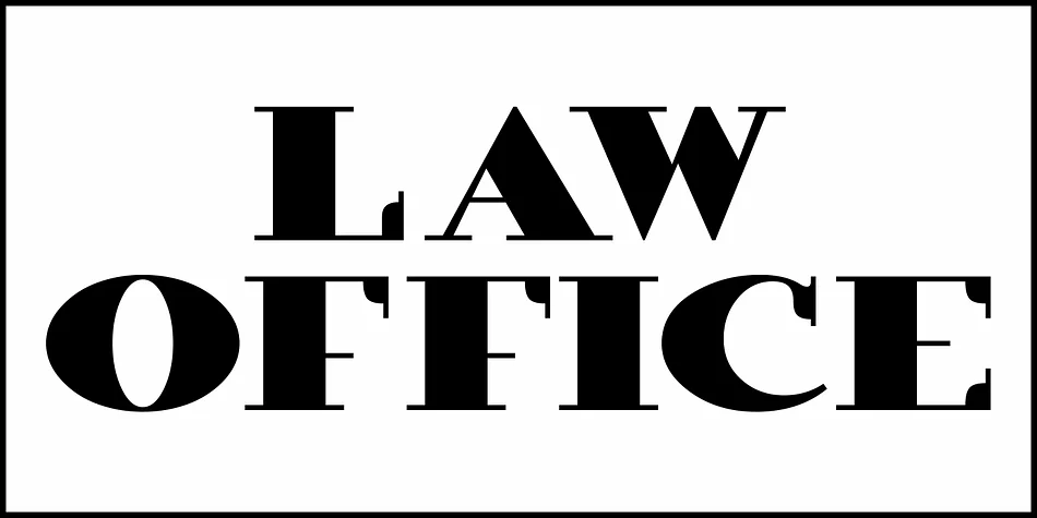 LAW OFFICE JNL by Jeff Levine Fonts — Decorative Font — thumbnail 2