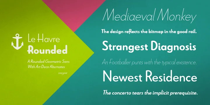 Le Havre Rounded by Insigne Design β Decorative Font