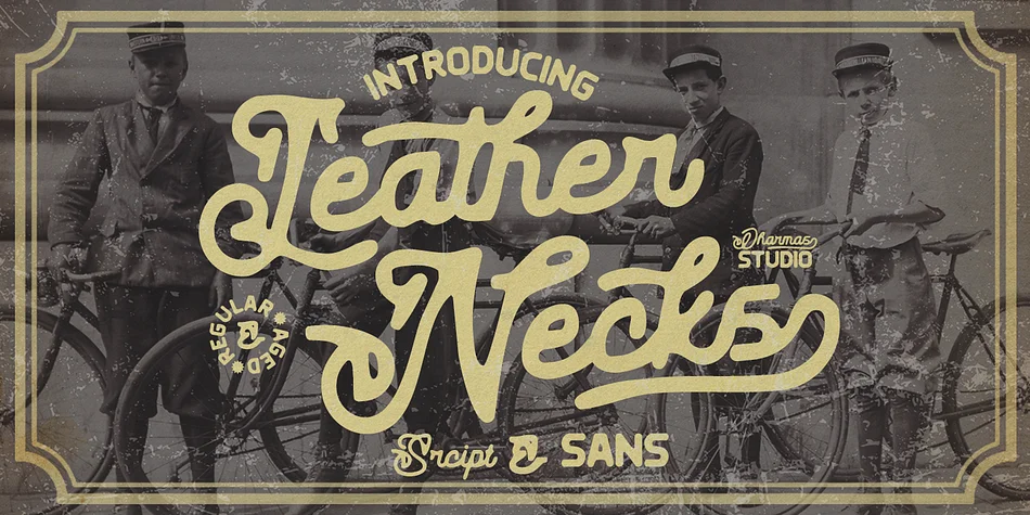 Leather Necks by Dharmas Studio — Script Handwritten Font
